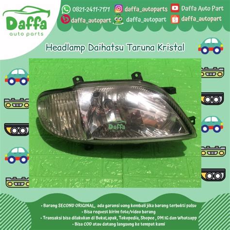Jual Headlamp Headlight Lampu Depan Mobil Daihatsu Taruna Kristal