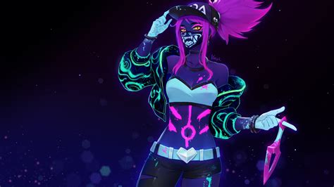 3840x2160 Kda Akali Art 4k Hd 4k Wallpapers Images Backgrounds Porn