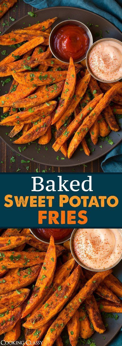 Regular fries or sweet potato fries? Baked Sweet Potato Fries - One of the best dinner sides ...