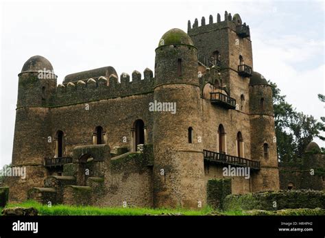 Castle Built By The Emperor Fasilides In The Gonder Town In Ethiopia