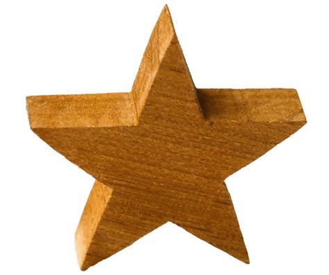Chunky Wooden Star Sians Emporium