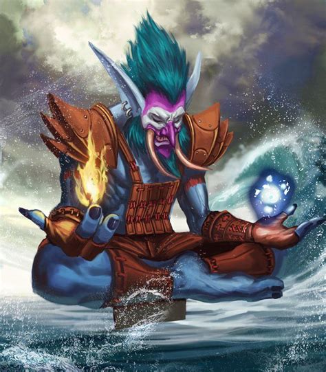 Troll Shaman Wow Artwork World Of Warcraft Characters