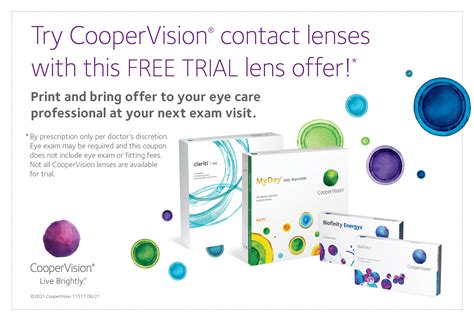 Your Free Trial Of Contact Lenses Thank You Coopervision