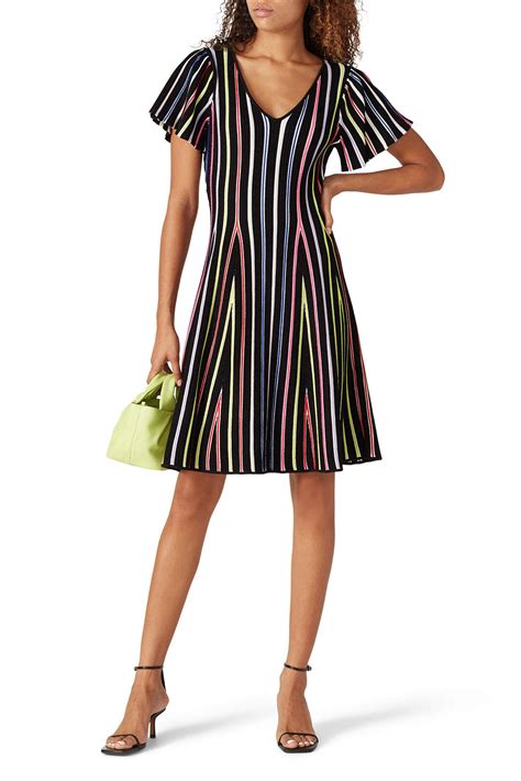 Rainbow Knit Dress By Milly For 79 Rent The Runway