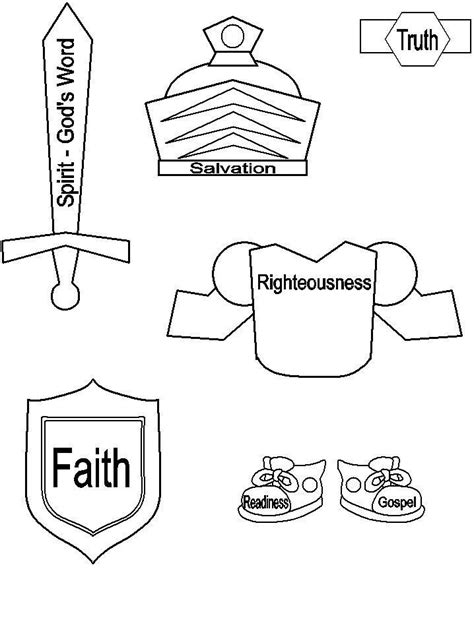 Armor of god printable coloring. armor of god coloring pages | Preschool bible, Armor of god, Bible for kids