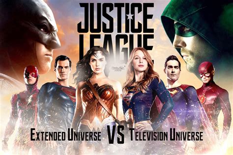 Fan Art I Made This Justice League Dceu Vs Dctv Poster 3 Years Ago