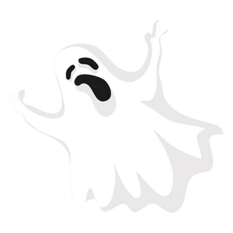 White Ghost Silhouette 8 Transparent Png And Svg Vector File