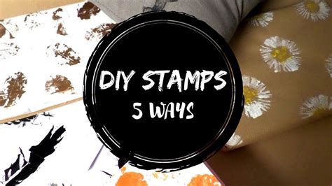 Diy 5 Easy Stamp Making Ideas How To Make Stamps At Home Stamps For