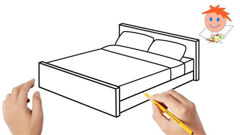How To Draw Cute Bed Drawing Bedroom Drawings Very Easy Drawings Pencil