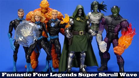 Marvel Legends Fantastic Four Super Skrull Wave Hasbro Review Dr Doom