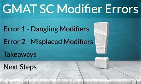 Modifier Errors | GMAT Sentence Correction - Modifiers series ...