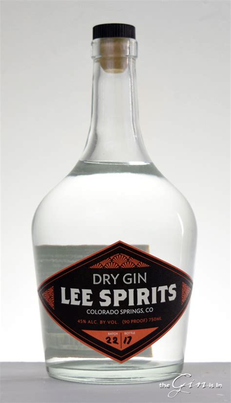 Lee Spirits Co Dry Gin Expert Gin Review And Tasting Notes