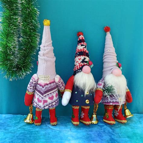 Christmas Gnome Winter Decor Christmas Decor Unique Gnomes Etsy