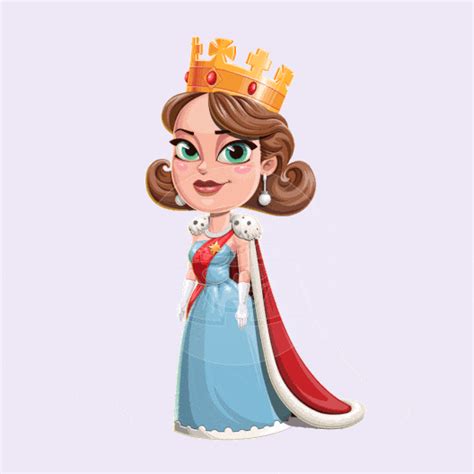 Cute Queen Cartoon Animated Gifs Graphicmama