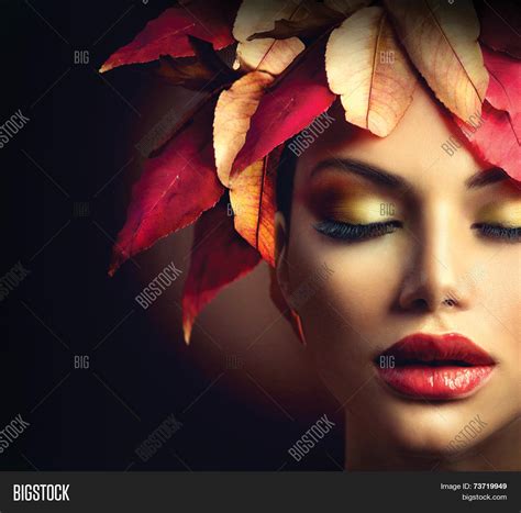 Fantasy Autumn Woman Image And Photo Free Trial Bigstock