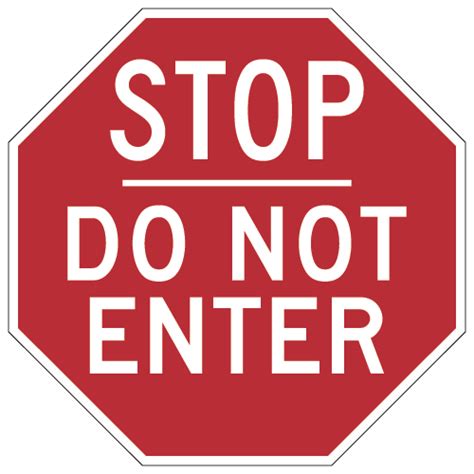 Printable Enter Sign