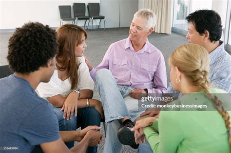 Meeting Of Support Group High Res Stock Photo Getty Images