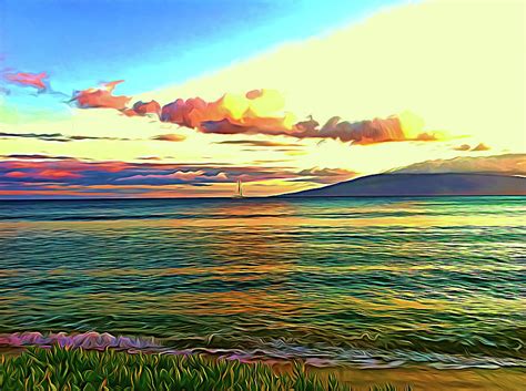 Sail Away Hawaiian Fantasy Mixed Media By Deborah League Fine Art America