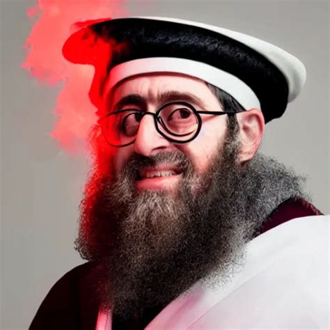 A Jewish Rabbi That Shoots Red Lasers From His Eyes Stable Diffusion
