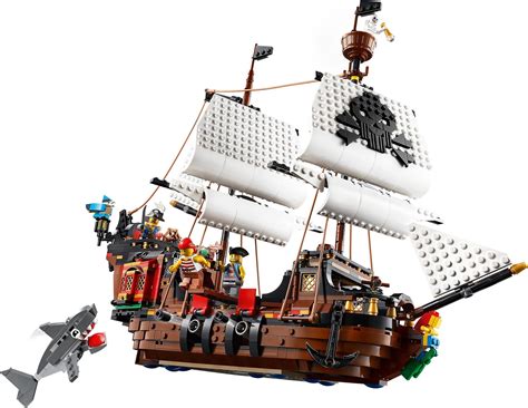 Pirate ship building play set 31109 new big box 1260 pieces. Lego 31109 Creator Pirate Ship | Toys n Tuck