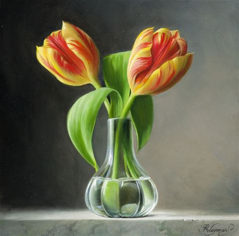 Hyper Realistic Flower Masterpieces By Pieter Wagemans Quadro De
