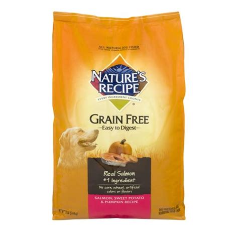 Nature's recipe® grain free dog food is designed to be easily digestible. Nature's Recipe Grain Free Dog Food Salmon, Sweet Potato ...
