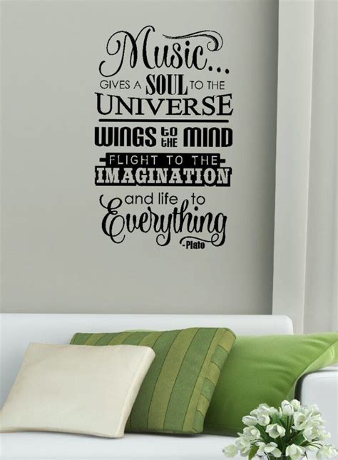 Music Themed Home Decor Music Themed Bedroom Wall Decal Sticker