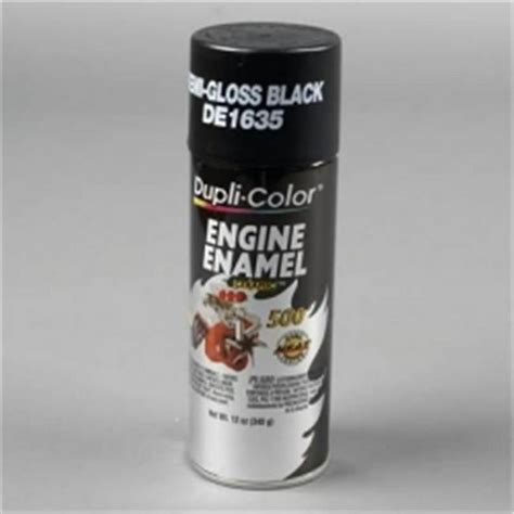 Dupli Color De1635 Ford Semi Gloss Black Engine Enamel