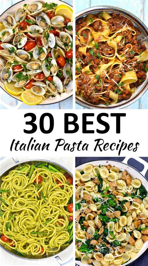 The 30 Best Italian Pasta Recipes Gypsyplate