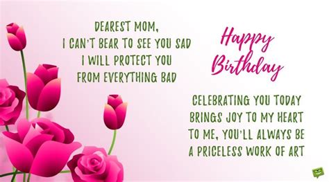 Happy Birthday Mom Poems From Daughter Birthday Wishes For Daughter