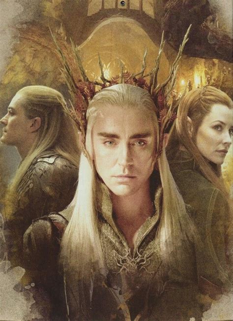 Thranduil Legolas And Tauriel Jrr Tolkien Tolkein The Hobbit Movies