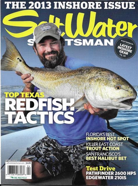 Saltwater Sportsman Fishing Magazine Top Texas Redfish Tactics Inshore