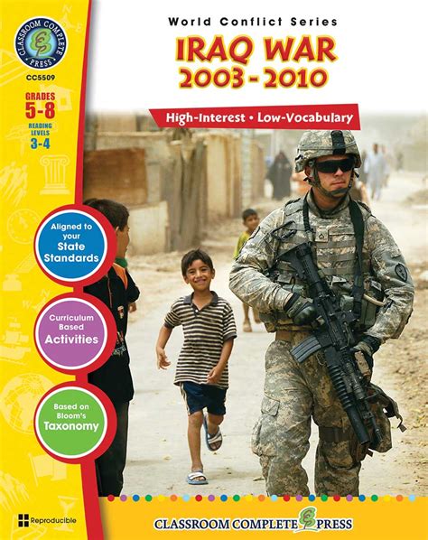 iraq war 2003 2010 grades 5 to 8 print book lesson plan ccp interactive