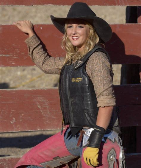 Maggie Parkers Unusual Choice Of Career Has Seen Her Become The World Rodeo Girls Bull
