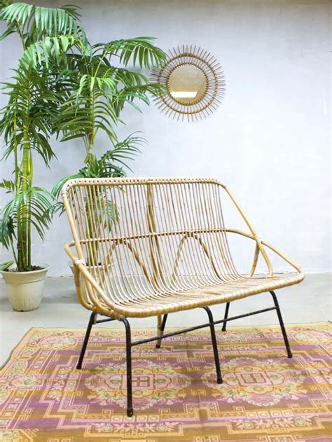 Shop wayfair for a zillion things home across all styles and budgets. Rare vintage design rotan rattan lounge bank sofa Rohe ...