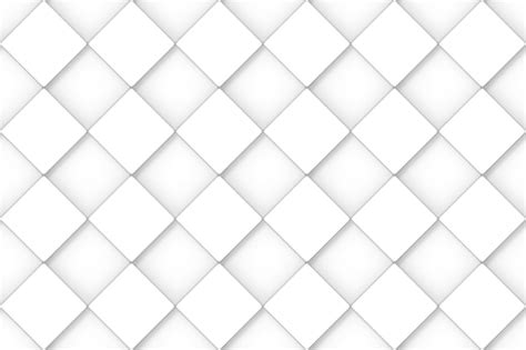 Premium Photo 3d Rendering Seamless Minimal White Square Grid