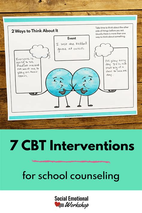 7 Cbt Activities You Can Use In School Counseling Social Emotional