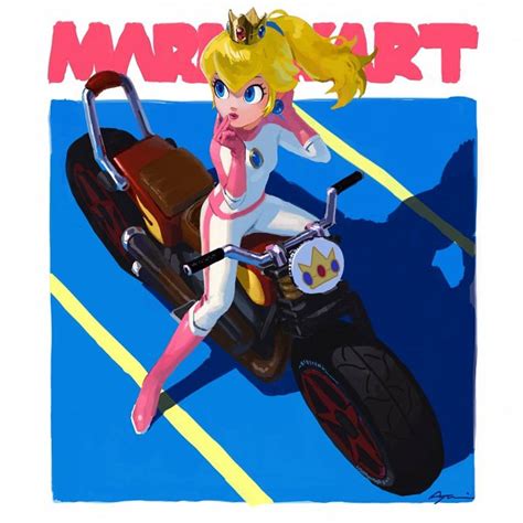 Mario Kart Princess Peach Anime