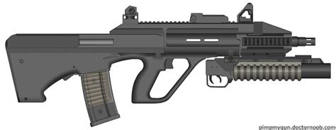 Steyr Aug A3 M203 40mm Aug Receiver Edited By Ms Paint An Flickr