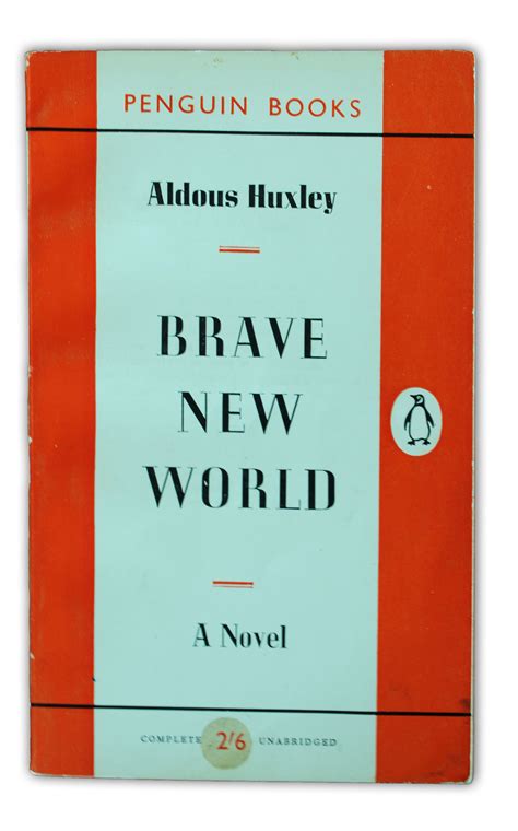 Brave New World 1932 By Aldous Huxley Of The Many Reprints That