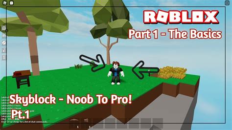 Noob To Pro In Roblox Skyblock Episode 1 Youtube