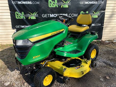 48in John Deere X300 Lawn Tractor Only 222 Hours Clean 54 A Month
