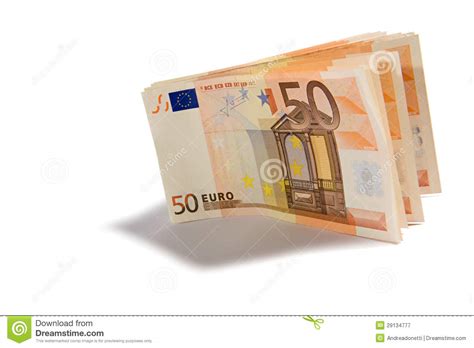 Liasse De 50 Euro Billets De Banque Photographie stock libre de droits