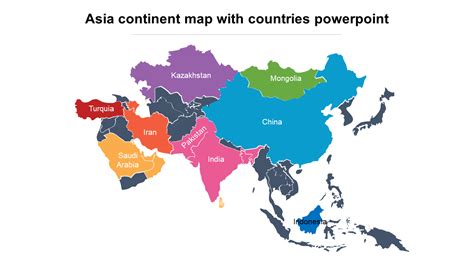 Asia Map With Continents