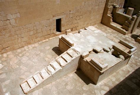 Solar Cult Complex In The Temple Of Hatshepsut In Deir El Bahari Reconstructed Ancient Pages