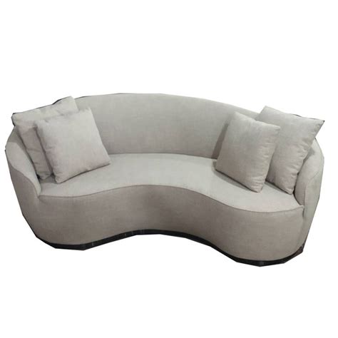 It can curve within a bay window or curved niche in the wall. China Semi-Circle Curved Sofa C Shaped Sofa Style ...