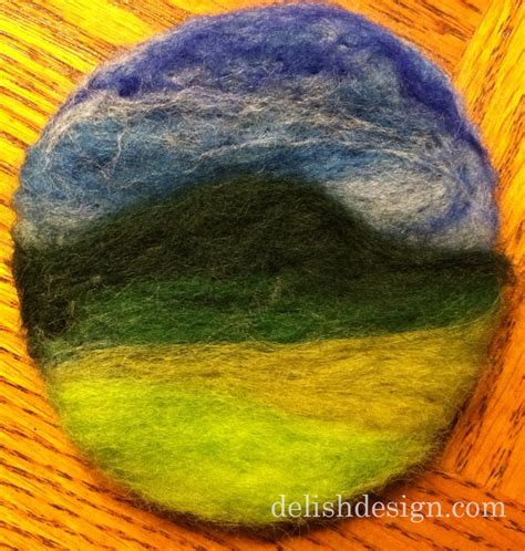 March 1 Needle Felted Landscapes