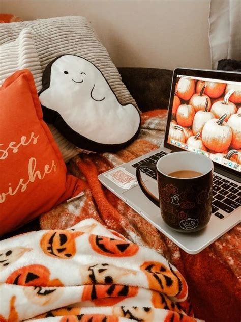 Super Cozy Vibes 🍁 Pumpkins And Coffee Casa Halloween Fall Halloween