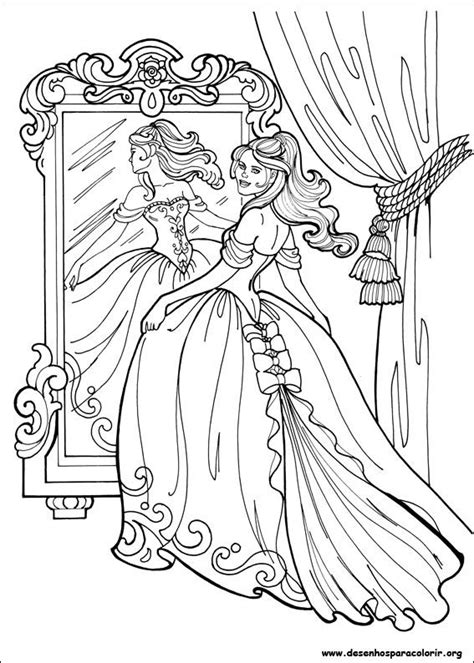 Icolor Princesses I ~ Princesa Leonora Reflection Barbie Coloring