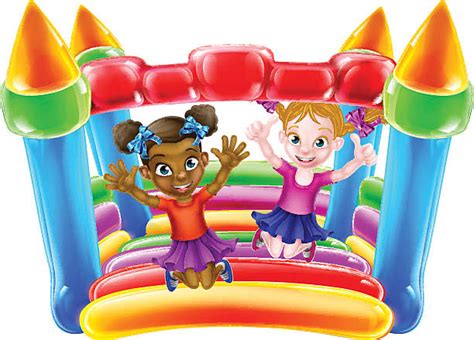 Bounce House Clip Art Vector Images And Illustrations Istock